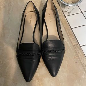 Cole Han black flats - size 8